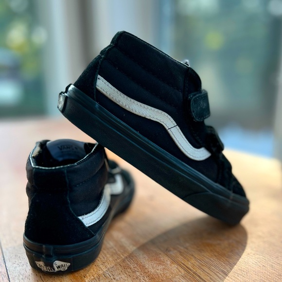 VANS SK8-MID REISSUE V, KIDS, BLACK, SIZE 13, UNISEX - Picture 6 of 9